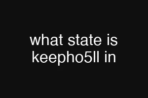 what state is keepho5ll in